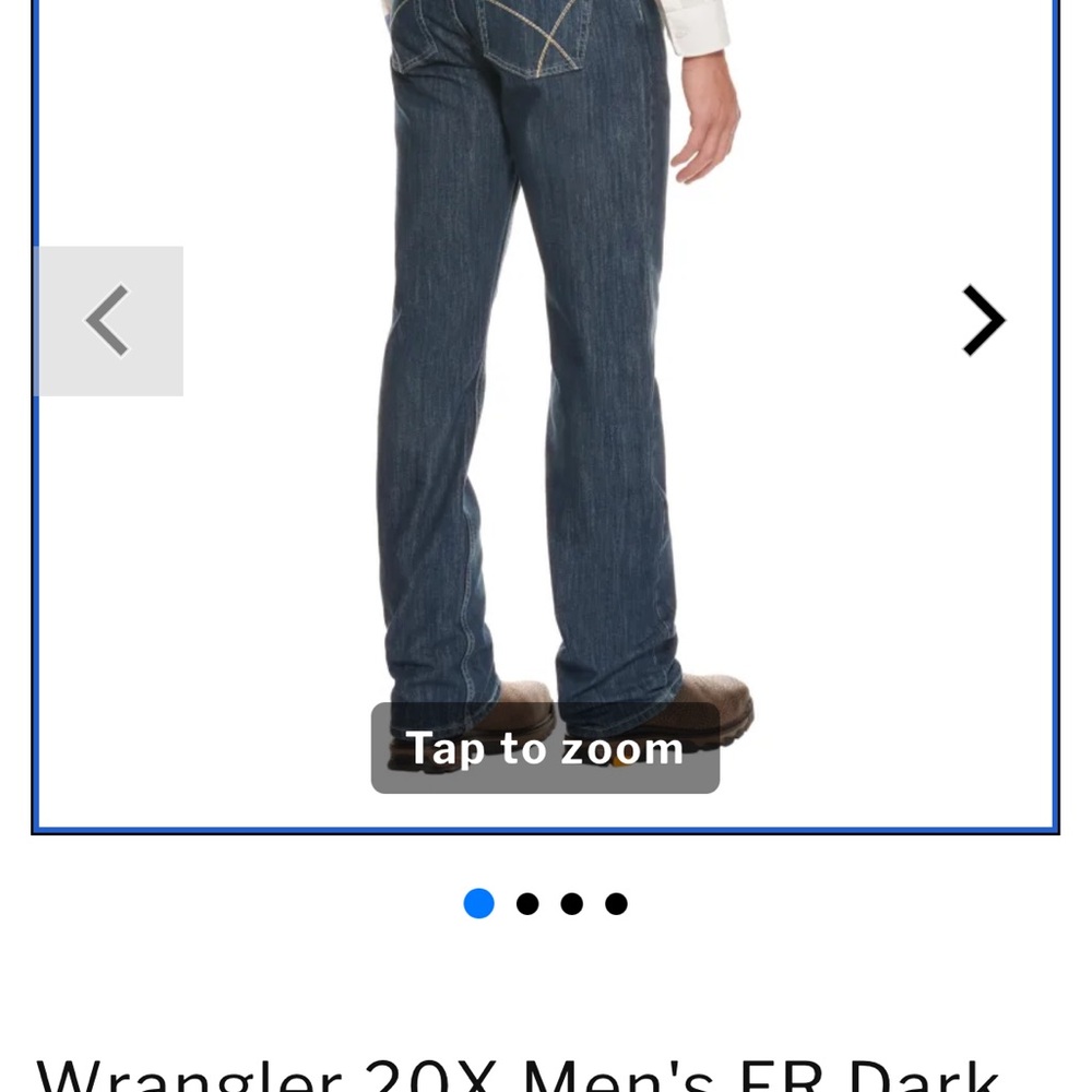 Wrangler Blue Bootcut Jeans Classic Style